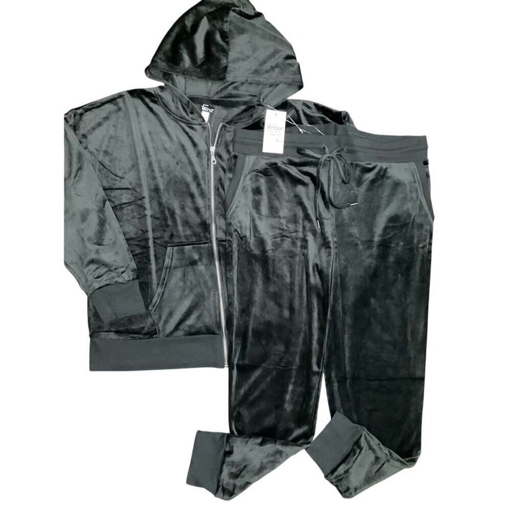 Felina Women's Track Suit Velour Set Size XXL NWT